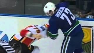 Michael Ferland vs Antoine Roussel Sep 12, 2011