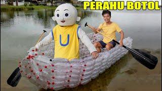 UPlIN BIKIN PERAHU DARI 1000 BOTOL Rp 10.000.000!!?