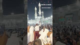 Masjid Al Haram welcomes the Hajjis with flowers #hajj #shorts #viralvideo #makha