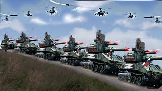 October 3! Just arrived in Bakhmut, 1,200 Russian laser tanks bombarded, Ukrainian Javelin missiles