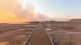 Grand Prismatic Spring - Yellowstone National Park - Hyperlapse