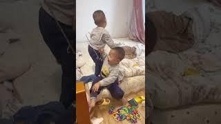 The Cute Twins Started Fighting While Playing #baby #brotherheart #cute #brothersbyheart #funny