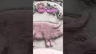 Piggy napkin holder #asmr #crafts #crafty #shorts