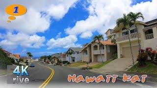 HAWAII KAI TOWN | Part 1 | Drive Around Hawaii Kai Neighborhood  Oahu, Hawaii 4K Driving