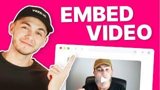 How To Embed a Video on your Website for FREE