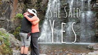 Engaged In The Mountains of Glacier National Park