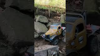 RC OFFROAD ZIL 157 4X4 TRAIL TRUCK IN SCALE TRIAL PARCOUR