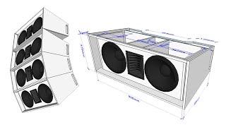 Plan Line Array DUAL 12"