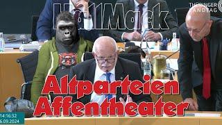 Altparteien Affentheater