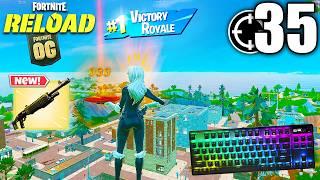 Apex Pro TKL ASMR  35 Kills Solo vs Squads  Satisfying Keyboard OG Fortnite Reload 540 FPS 4K