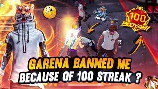 GARENA FREEFIRE  SUPPORT HACKERS  ? 100 Streak?