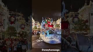 Step into the magic of the holiday season with the Disney Christmas Parade at Magic Kingdom