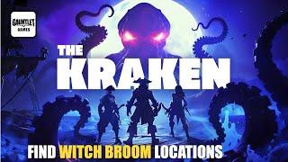 THE KRAKEN BOSSFIGHT MAP FORTNITE - FIND WITCH BROOM LOCATIONS