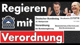 Regieren ohne Mehrheit? Per Verordnung zur Beitragserhöhung in der Pflege! Scholz am Ende der Macht!