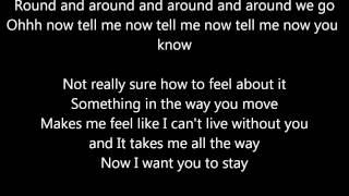 Rihanna Feat Mikky Ekko - Stay Lyrics