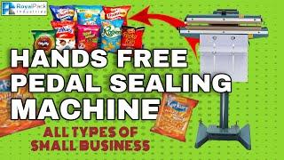 HANDS FREE PEDAL SEALING MACHINE | (ENGLISH) | ROYAL PACK INDUSTRIES.