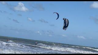 Sky Kite Surfing Virginia Beach Ocean -- Our Autumn Vacation