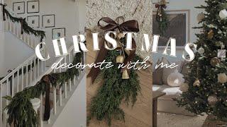 Christmas Decorate With Me 2023 || Living Room & Stairway || Christmas Decor Ideas