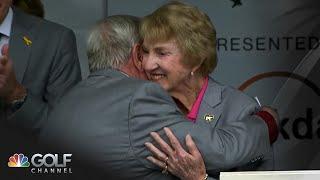 Barbara Nicklaus 'humbled' at Memorial, Jack speaks (and sings) of 'angel' he married | Golf Channel