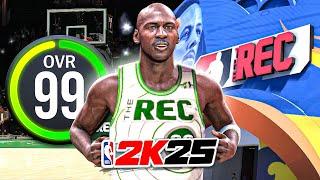 99 OVR MICHAEL JORDAN is UNGUARDABLE in the RANDOM REC (NBA 2K25)