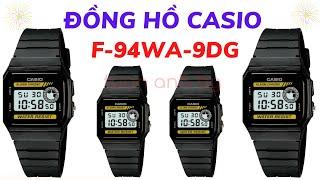 Đồng hồ Casio | đồng hồ nam Casio huyền thoại F-94WA-9ADG chính hãng