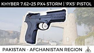 Firing/Testing the Khyber PX5 - Beretta PX4 Storm in .30 Bore / 7.62x25 | Darra Adam Khel, Pakistan