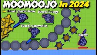 Moomoo.io: Playing In 2024 & Building A Riverside Base  (ft. X-Jorge)