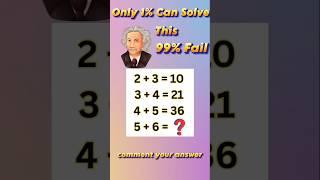  Hard Math Puzzle That 99% Fail