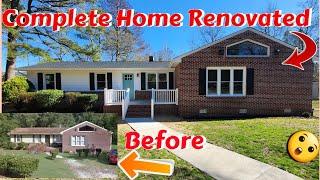 COMPLETE MODERN HOME RENOVATIONBEFORE AND AFTER/whole home make over