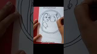 Happy janmashtami#easy krishna drawing#art and Craft with Sangita #viralshorts