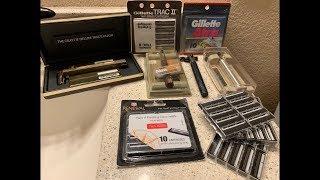 Inexpensive Cartridge Comparison in Vintage Gillette Atra Razors, are they worth it?