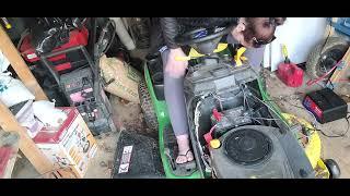 CRANKING | JOHN DEERE | RIDING MOWER