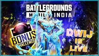 BGMI Bonus Challenge | Classics Scrims Tournament Gameplay | Dwij is Live 