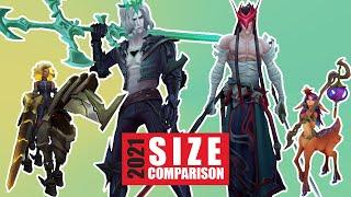 Champion Size Comparison Remaster 2021 - League of Legends