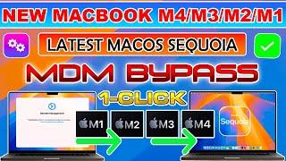 New MacOS Sequoia MDM Bypass on Macbook Pro/Air M4/M3/M2/M1|Fix Remote Device Management Lock 2024