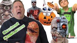 Digital Animatronic Costumes | Digital Dudz | Alien Costume | MorphSuit Cyclops & Cyborg Masks