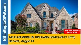 Harvest   Argyle  TX  Highland Homes 248 Plan