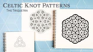 How to Draw Linked Celtic Triquetra Knots