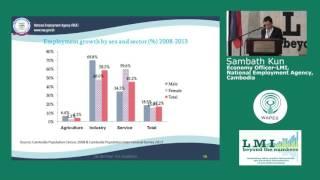 Mr. Sambath Kun, Economy Officer Labour Market Information, National Employment Agency, Cambodia