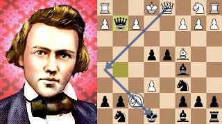 Paul Morphy's Philidor Countergambit storms Barnes