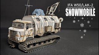 IFA W50/LAK-2 Truck Conversion to Snowmobile scale 1:35 / W50 Schneemobil-Umbau