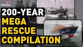 200-year mega rescue compilation: Dramatic RNLI rescues caught on camera