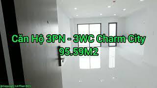 Căn hộ 3 Phòng Ngủ 3 WC diện tich lớn nhất tại Charm City TP Dĩ An  Lê Phan Realty 