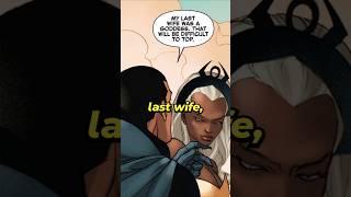 Black Panther Says Goodbye To Storm #marvel #blackpanther #xmen