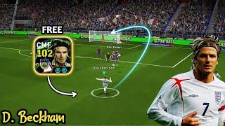 FREE Daily Game D. Beckham 102 Rated  | Free Double Booster Beckham | efootball 2025