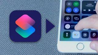 How to put Siri Shortcuts in Control Centre!