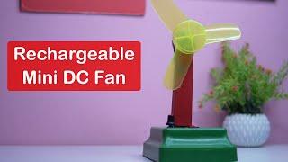 DIY Rechargeable Table Fan using DC 12 Motor using BMS