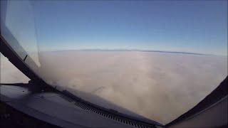 Very difficult landing in fog with zero visibility!