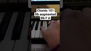 Chords 101 Db Augmented #basicmusictheory #musictheory #musictheoryforbeginners
