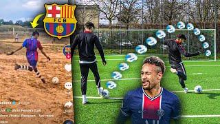 VIRALE FUßBALL TIKTOKS NACHSTELLEN CHALLENGE! *Neymar, Barcelona*